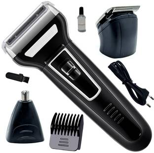 ghc 3in1 Waterproof Rechargeable Professional Nose & Fully Waterproof Grooming Kit 120 min  Runtime 3 Length Settings