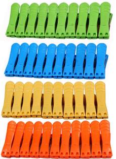 PEMIC CLIP 40 Strong Plastic Cloth Clips