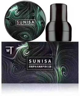 sunisa Foundation Mushroom Head Air Cushion Waterproof BB Cream Frost Concealer Oil Control Face Make up  Foundation