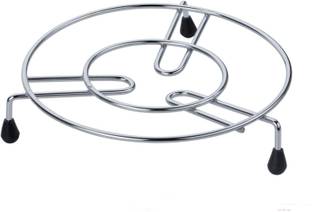 N H Enterprise Matka Kitchen Rack Steel Stainless Steel Round Hot Pot Stand