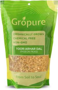 Gropure Organic Yellow Toor/Arhar Dal (Split)