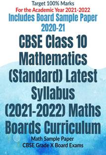 CBSE Class 10 Mathematics (Standard) Latest Syllabus (2021-2022) Maths Boards Curriculum