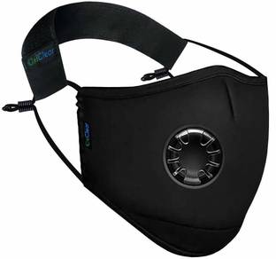 OxiClear N99 Anti Pollution Face Mask with Detachable Headband, , 2 Activated Carbon Filters Included, Washable