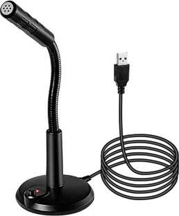 coolcold Noise Cancelling USB Microphone for Windows and Mac, Professional PC Microphone Computer, Laptop, Desktop, Plug and Play Mic Camera Microphone