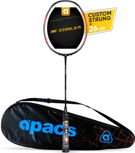 apacs Z-Ziggler Red, Black Custom Strung Badminton Racquet