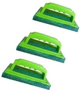 KRISHZONE Tile Floor Cleaner Scrubber Hard brush , Plastic Wet and Dry Brush