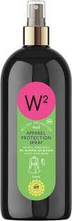 डब्ल्यू 2 All day Protection Track Apparel Spray with Natural Ingredients | No Alcohol-No Bleach | Fight 99.9% Germs Protection up to 24 hrs | Non-Inflammable | Safe for Kids and Adults | Powered by ECORSANI technology IIT Mumbai