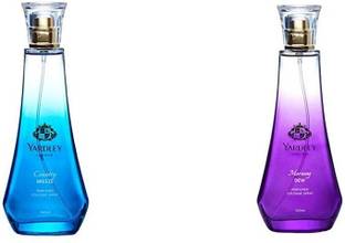 Yardley London Perfume Country Breeze And Morning Dew Pack Of 2 Perfume Body Spray  -  For Women