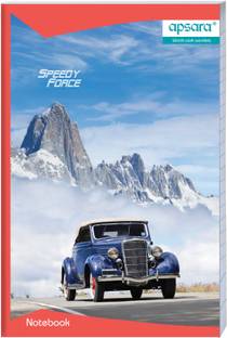 APSARA Speedy Force 17 x 27 cm Regular Notebook Single Line 120 Pages