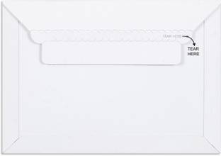 Saifee White All Board Envelope 450 GSM Thick Size : 9 x 6.25 inches Envelopes