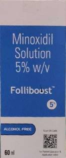 Folliboost | 5% Hair Growth | Hair Treatment Solution {MINOXIDIL 5% SOLUTION}Pack Of 1*60ml
