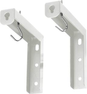 Moiz Universal Projector Screen L Shape Wall Hanger, 6- Inches Adjustable, Brackets/Stand, 30 kg Weight Capcity, White Handrail Bracket