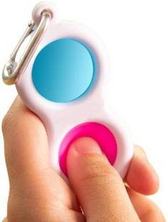 FITUP ™ Fidget Toy Key Chain Simple Dimple Stress Reliever Decompression Keychain Pressure Reliever Toy Key Chain Pack Of 1 Key Chain