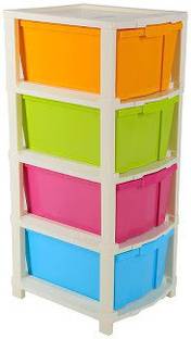 Madhuli sales 4 Compartments ABS Plastic Storage box