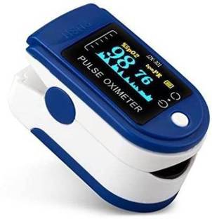 ATARC Model FTP 103 Fingertip Heartrate Monitor Oxygen Saturation Oxy meter Pulse Rate Check machine Pulse Oximeter (Blue,White) Pulse Oximeter