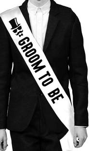 hubops Groom to be Sash for Party Decoration Groom to be sash