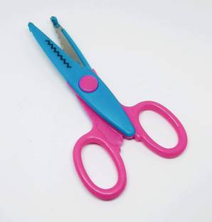 IMPRINT Good Quality Zig Zag Scissors (only Zig zag Type for Kids) Pack of 1 Scissors