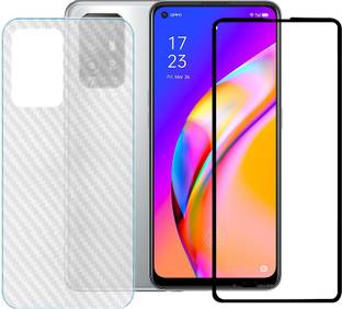 ASMANTIC Front and Back Tempered Glass for Oppo F19 PRO PLUS