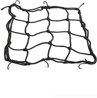 Autovea Motorcycle Bungee Cargo Luggage Net Holder (Black) for Royal Royal Enfield Himalayan Vehicle Cargo Net
