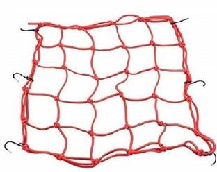 Autovea Bungee Cargo Luggage Net Holder (Red) for Honda Activa 125 Vehicle Cargo Net