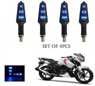 QUIRKY ZONE Front, Rear LED Indicator Light for TVS Apache, Apache 200, Apache 220, Apache 250, Apache 300FX, Apache RTR 150, Apache RTR 160, Apache RTR 180, Universal For Bike