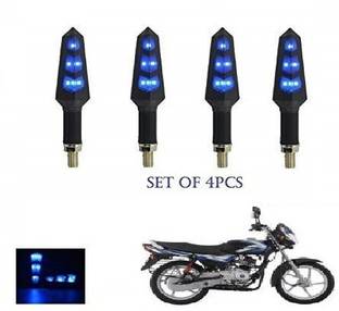 QZ DEVICE Front, Rear LED Indicator Light for Bajaj CT 100, Universal For Bike