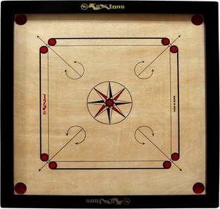 koxtons Full Size with 2 inch Border Premium 81.28 cm Carrom Board