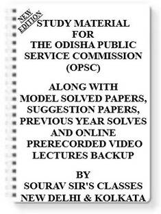 Study Notes Material On The Odisha Public Service Commission (Opsc) For 2021-2022 With Model Question Papers + Topicwise Analysis + Mcq Questions