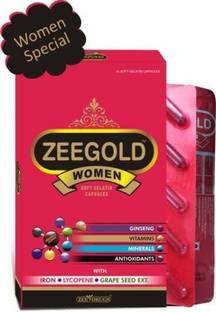 ZEE DRUGS Zee gold Capsules for Women Energy, Power and Immunity