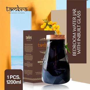 Tambra 1200 ml Copper Bottle With Drinking Glass