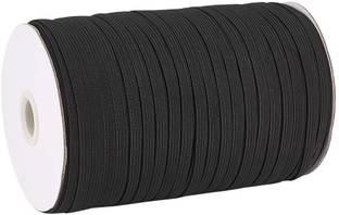 DYNASOUR Elastic Thread and Cord Black Elastic