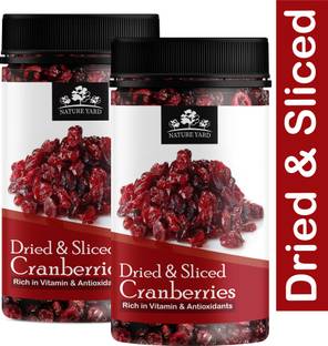 NATURE YARD Cranberry Dry fruit for eating - Naturally Dried Cranberries