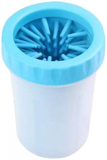 THE DDS STORE Foot Washing Cup, Pet Paw Cleaner Portable Dog Paw Washer with Soft Silicone Bristles for Quickly Cleaning Pets Muddy Feet - Color May Vary (MEDIUM) Grooming Gloves for Dog & Cat (Multicolor, MEDIUM) Grooming Gloves for Dog, Cat, Dog & Cat