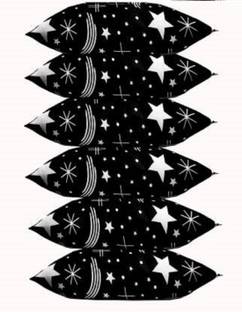 ACTOS Microfibre Sleeping Pillow Pack of 6 Abstract