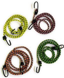 hinik Elastic Rope-6ft Multicolor (Length: 2 m, Diameter: 10 mm)_set of 4 Multicolor