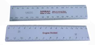 Simrah Patwari Scale 6 Inch Imported Sheet With Engraved Marking Both Sides Ruler