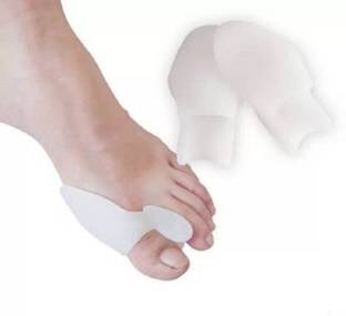 wecare Bunion Pad Corrector Toe Spacers 2Pieces Soft Toe Separator Wear with Shoes 1 Pair Hand Support