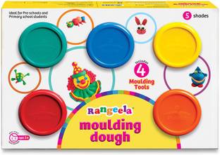 Rangeela Fundough Ultimate Moulding Dough - (5 X 75G) Art Clay