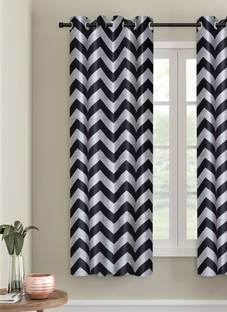 Home Sizzler 153 cm (5 ft) Polyester Semi Transparent Window Curtain Single Curtain