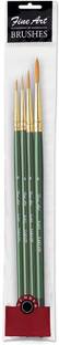 Fine Art Painting Round Shape Brushes Tr-4 Code (S-412)(Sizes: 0,2,4,6)