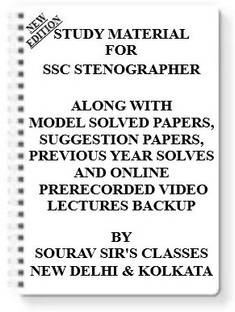Study Notes Material On Ssc (Staff Selection Commission) Stenographer For 2021-2022 With Topicwise Analysis + Mcq