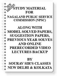 Study Notes Material On Nagaland Public Service Commission (Npsc) For 2021-2022 With Topicwise Analysis + Mcq Questions+model Question Papers