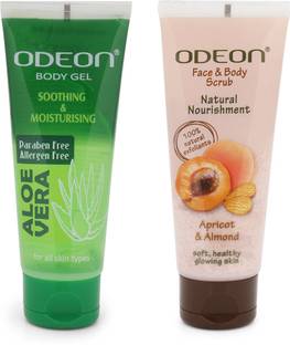 ODEON Apricot & Almond Face and Body Scrub,100ML Scrub