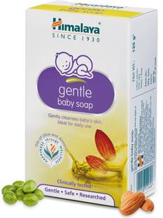 HIMALAYA Gentle Baby Soap, 125gm (Pack Of 3)