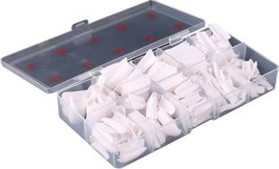 Shills Professional 500pcs/box Nail Tips Half Cover Fake False French Nail Tips White
