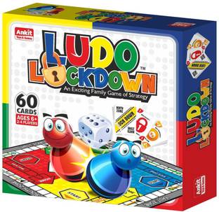 Ankit Toys Ludo Lockdown Board Game - Multicolor Party & Fun Board Game