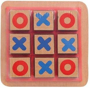 Spocco ™Mini TIC TAC Toe Game for Kids, Indoor Game for 2 Player Party & Fun Board Game