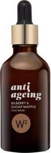 W2 Anti Ageing Face Serum with Bilberry & Sugar Mapple, Paraben free