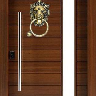 H&T PRODUCTS Lion Mouth Door Knocker (Antique Brass, Pack of 1) Brass Door Knocker