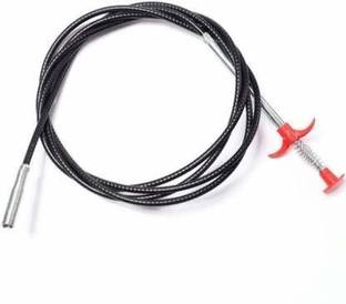 Crozier Drain Wire Cleaning Spring Stick, Hair Catching Drain Pipe Cleaning Claw Wire, Sink Cleaning Stick Sewer Pipe Basin Cleaner Tool Crystal Drain Opener